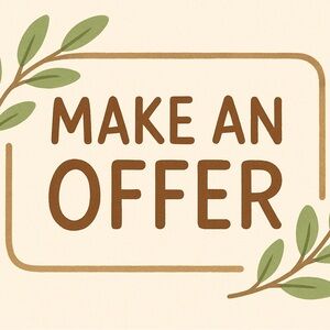 Always open to negotiate!